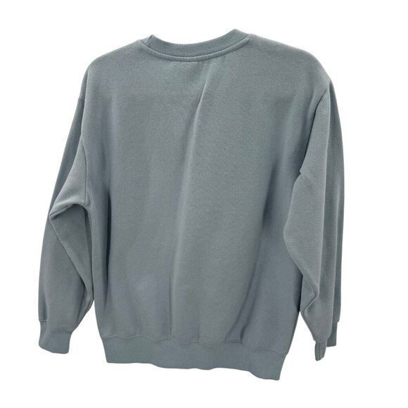 Disney Minnie Mouse Light Blue Sweatshirt Womens Size M Cotton/Poly Blend - Picture 3 of 5